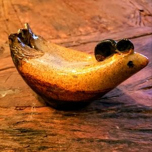 Pottery rooster approx. 3 in x 5.5 in